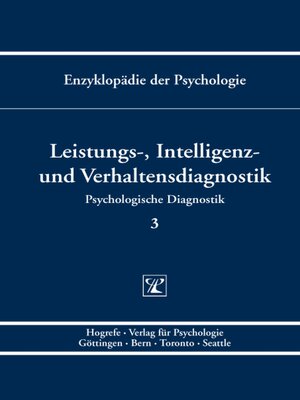 cover image of Leistungs-, Intelligenz- und Verhaltensdiagnostik